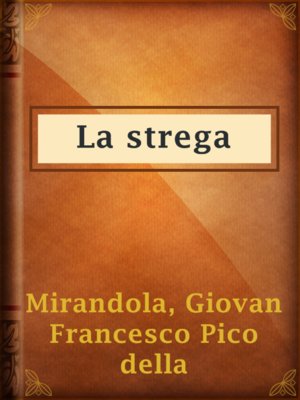 cover image of La strega